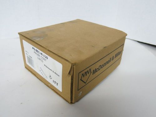 Mcdonnell &amp; Miller Boiler Low Water Cutoff PS-801-M-120 153880 Probe Type 120V