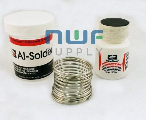 Aluminum soldering kit harris al-solder 500 for sale