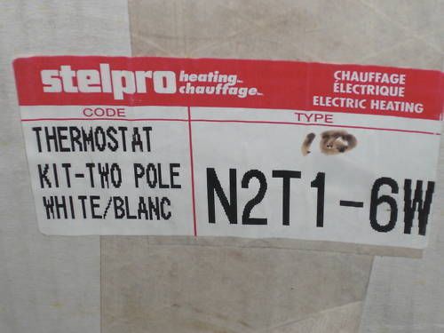 STELPRO THERMOSTAT KIT N2T1-6W (WHITE BOX)  *NEW IN A BOX*