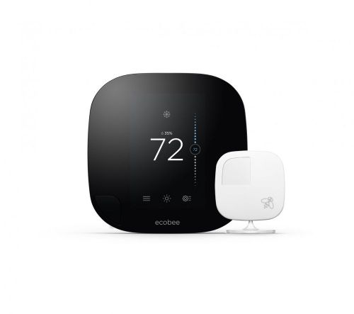 EcoBee3 EB-STATE3 Smart Thermostat, Wi-Fi w/ Remote Sensor (x3) - Bundle Ecobee