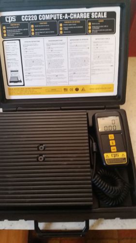 cps  cc220 refrigerant scale used once