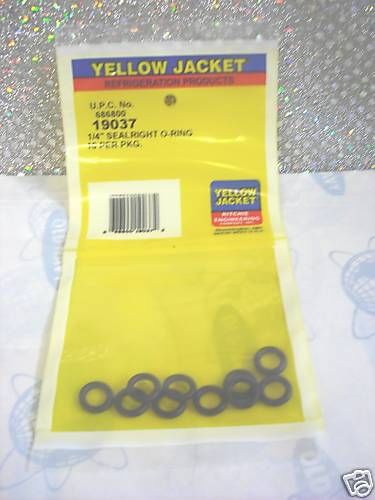 Yellow-jacket  1/4 sealright o-ring kit 10 part#19037 for sale