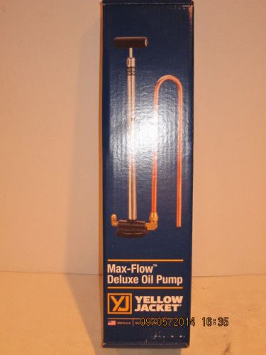 Yellow jacket 77930 – max-flow deluxe oil pump-free shipping-new in sealed box!! for sale