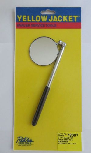 Yellow Jacket 78097 2-1/4&#034; round magnified mirror, (9-1/4&#034; to 14-1/4&#034; extension)