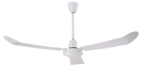4- 56&#034; commercial inda564l ceiling fans, white, 120v, 25500 cfm, reversible for sale