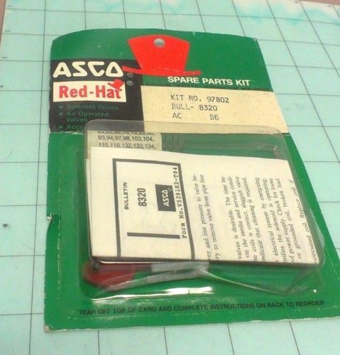 Asco 97-802 Rebuild Spare Parts Kit 8320 AC
