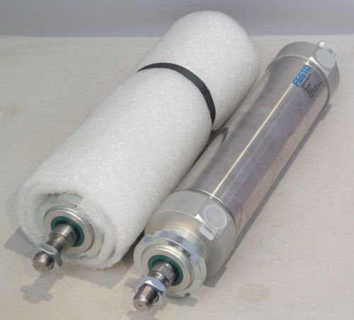 Lot of 2 Festo Round Pneumatic Air Cylinders DSNU-63-200-PPS-A Industrial Repair