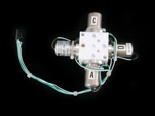 Parker series-18 018-0291-900 chemically inert isolation manifold valve 12vdc for sale