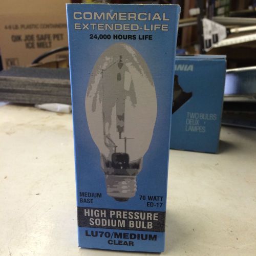 High Pressure Sodium Bulb Lu/70 (lot Of 8)