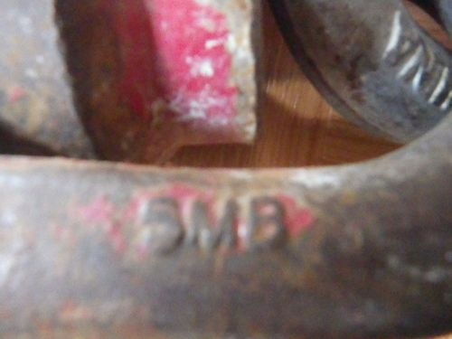 Crosby Steel 11 ton Swivel Hook 5MB 1 1/4 77M 5LF &amp; 9 1/2 ton 1 1/8 Shackle 77a