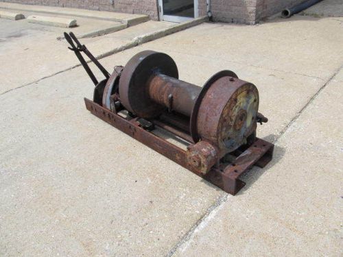 Vintage Ramsey Winch F20 20,000 Pound Winch with Friction Clutch Used