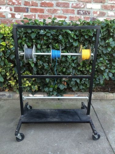 Wire Spool Rack With Wheels (Spools Not Included)