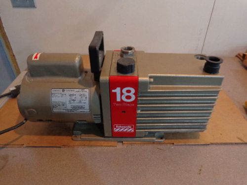 Edwards Vacuum Pump E2M18 2 Stage 3/4 Hp 115/230 V 1 PH 50/60 Hz