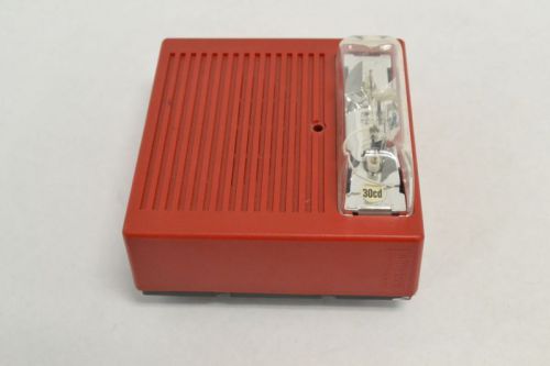 Wheelock as-2430 audible signal strobe appliance white 4 wire 20-31v-dc b251056 for sale
