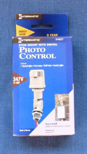 INTERMATIC K4227 Photo control, general purpose, with stem and swivel mount