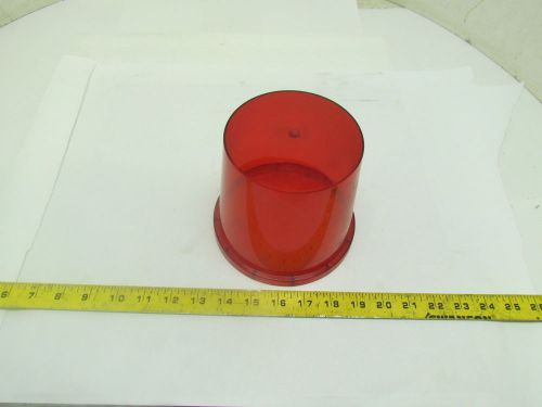 Stratolite 79 Replacement Dome Light Cover Snow Plow Caution Red Lens 6&#034; OD