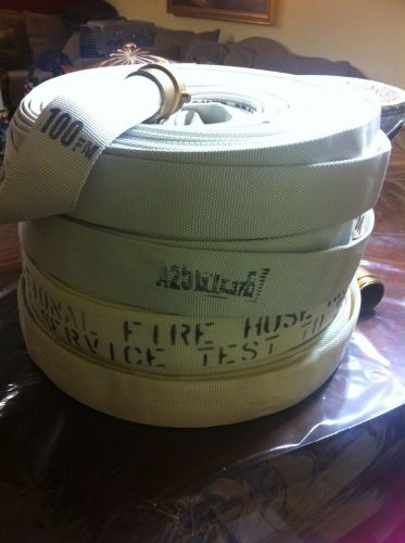 1 1/2  FIRE HOSE (VERY GOOD CONDITION) KEPT IN CABINET