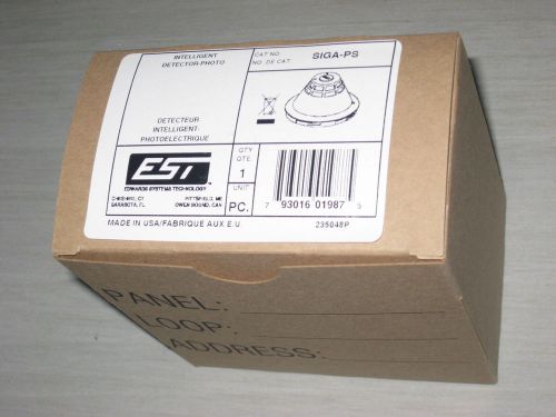 EST SIGA-PS PHOTOELECTRIC SMOKE DETECTOR HEAD * NEW IN BOX *