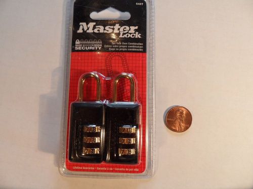 Master Lock 646T Set-Your-Own Combination Lock, 11/16-inch, (2) 2-Packs