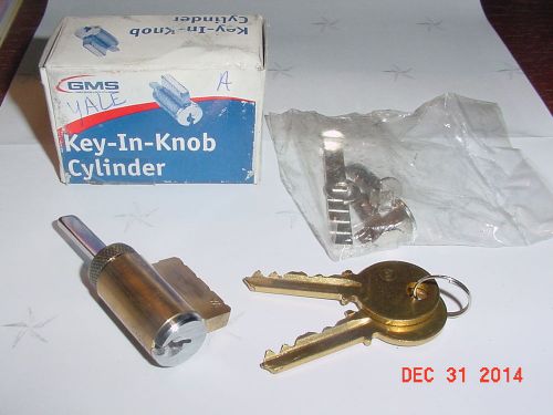 LOCKSMITH NOS Grade 2 GMS Key In Knob 26D KIK Cylinder w/ 2 YA8 cut keys