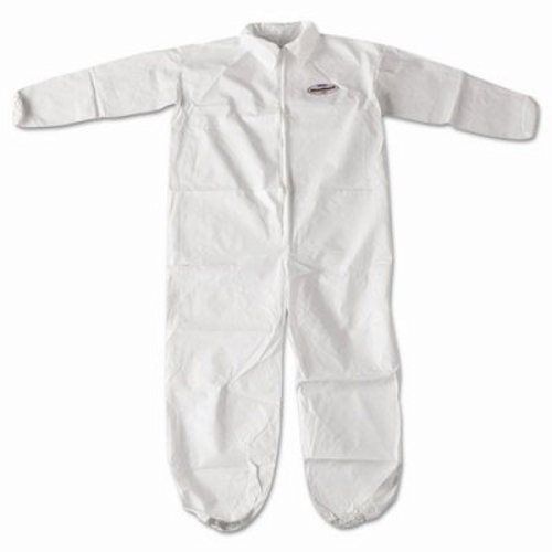 Kleenguard* A40 Coveralls, Elastic Wrists/Ankles XL, White (KCC44314)