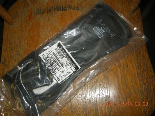 North ~  b144gi ~ milspec ~ 14 mil ~ 14&#034; chemical resistant glove&#039;s ~ size med. for sale