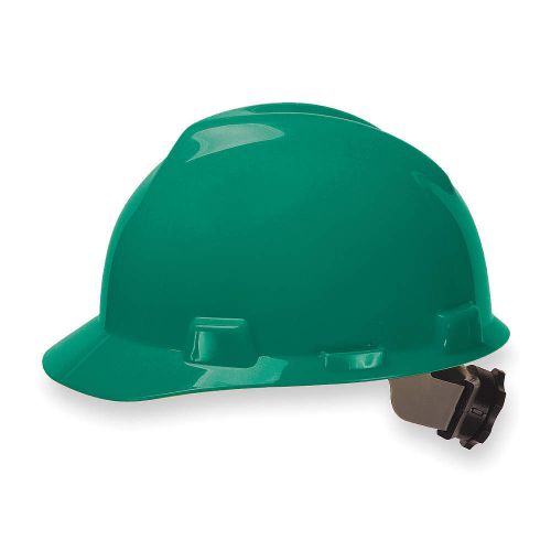 Hard Hat, FrtBrim, Slotted, 4Rtcht, Green 475362