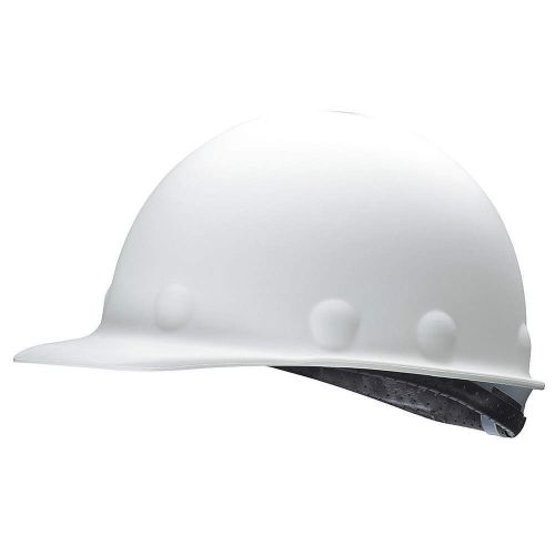 Hard Hat, Front Brim, G/C, Tab Lok, White P2AW01A000