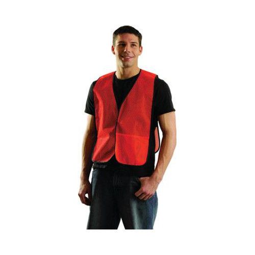 Occunomix orange mesh vest with no reflective tape for sale
