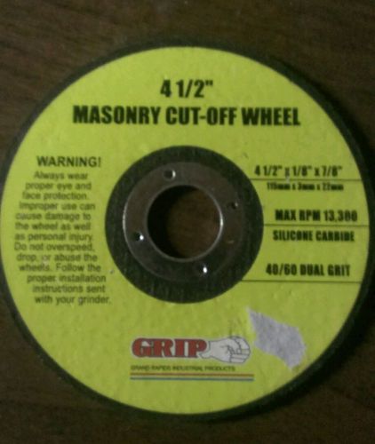 4 1/2&#034; Masonry Cut-off Wheel
