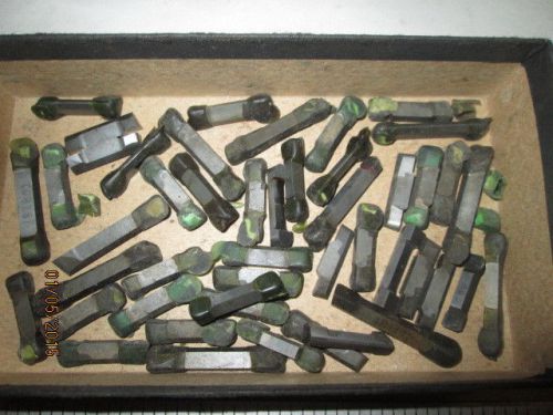 MACHINIST LATHE MILL Lot of Machinist Wax Covered Solid Carbide Cutters Bits