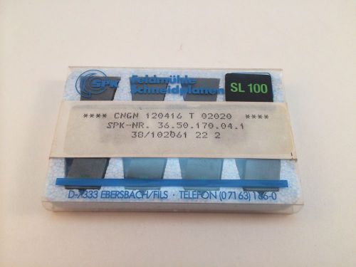 SPK  CNG434 T02020 SL100 ( CNGN120416 ) CERAMIC INSERTS 8 PCS