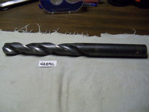 (#4289c) resharpened machinist 27/32 inch straight shank drill for sale
