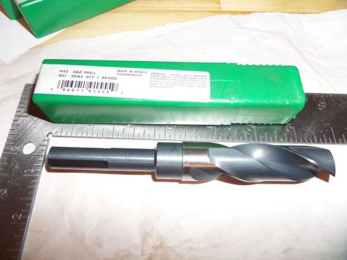 Ptd 55/64&#034; s&amp;d reduced shank drill bit r57 shank diameter 1/2 ((#d12)) for sale