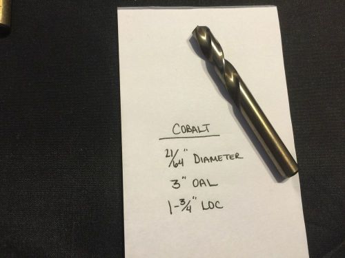 21/64&#034; Cobalt Drill