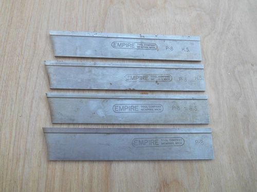EMPIRE P-8 HS. PARTING BLADES , LOT OF 4