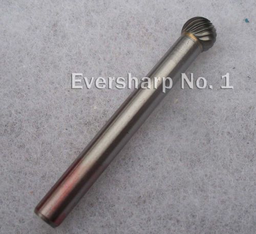 New 1 pcs Solid Carbide Rotary File/Burr Ball 8 mm Burrs Shank 6 mm D0807 Tool