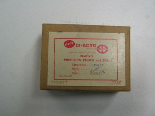 Di-acro punch and die .1562 x .250 oval for sale