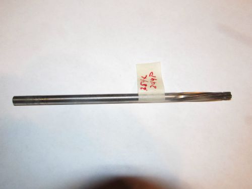 Reamer .254  x .249p 4  flute used for sale