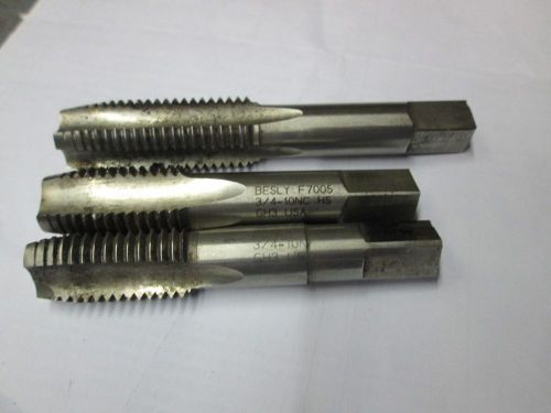 Besly 3/4-10nc hs gh3 f7005, lot of 3 for sale