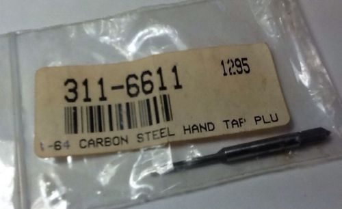 1-64 unc carbon steel hand tap - nos for sale