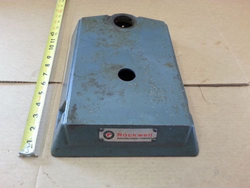 DELTA ROCKWELL HOMECRAFT VINTAGE 11&#034; DRILL PRESS 11-100  BASE STAND PLATE