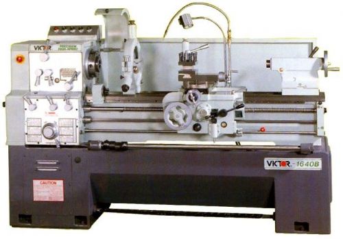 16&#034; swg 30&#034; cc victor 1630b w/special package engine lathe, d1-6 camlock with 2- for sale