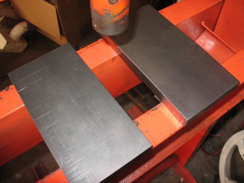 Shop hydraulic arbor press plates 4&#034;x8&#034; ground block bar for 20t - pair for sale