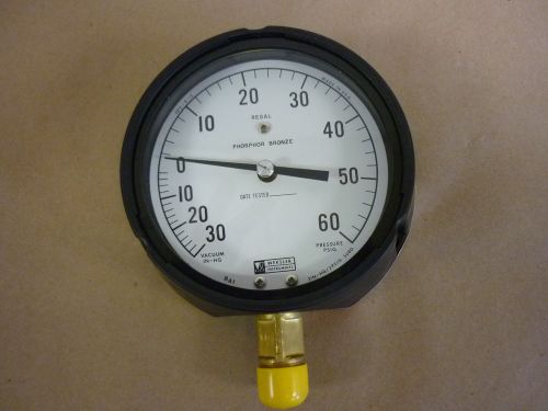 Weksler instrument gauge #ba14p, 4.5&#034;, bottom npt 1/2&#034; new for sale