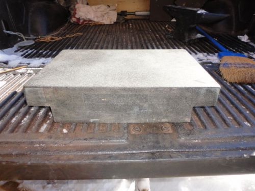 MACHINIST TOOLS LATHE MILL NICE Machinist Granite Surface Plate 18&#034; by 12&#034;