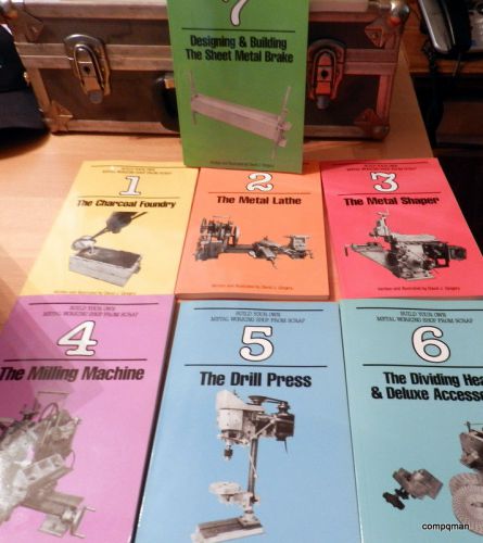 Build Your Own Metal Working Shop From Scrap 7 book Set  Make Metal tools