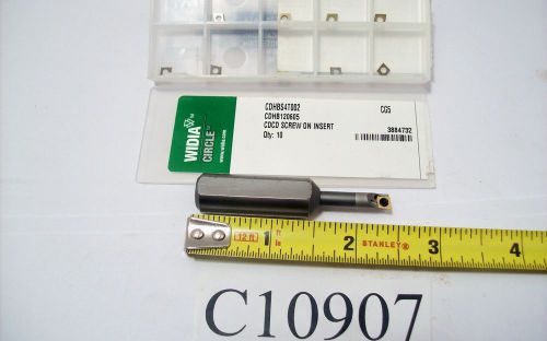 New circle widia carbide boring bar 1/2&#034; shank ccb1-180/500-7/8-5l w/10 inserts for sale