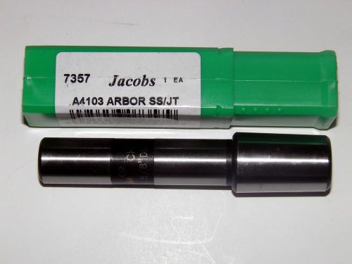 New JACOBS 7357 CHUCK A4103 ARBOR SS/JT