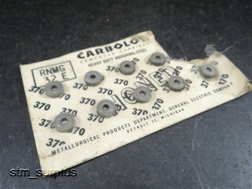 New &amp; unused carboloy solid carbide indexable inserts model rnmg 32 e for sale
